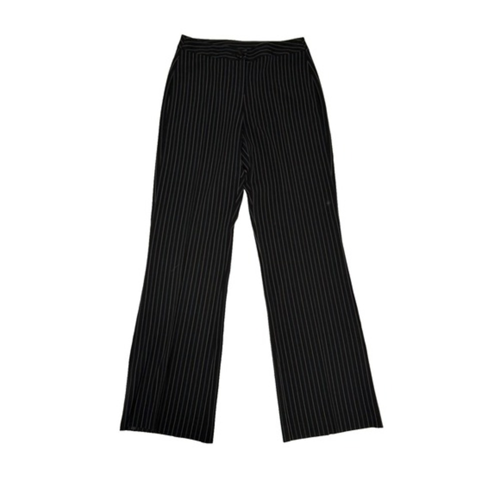 Vintage‎ Y2K Pinstripe Straight Leg Trouser Pants 3/4 Office Capsule Old Money